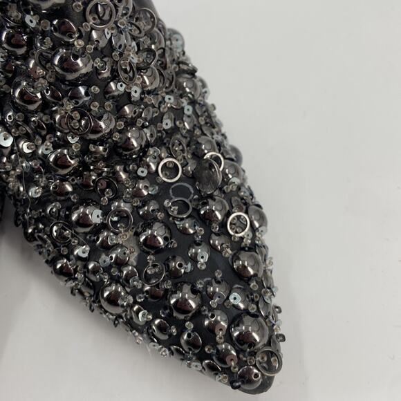 Vera Wang black beacon stiletto heel ankle boots - Picture 7 of 8